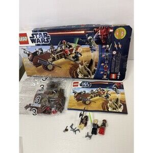Lego Star Wars Set 9496 Desert Skiff 2014 INCOMPLETE Boba Fett Lando Luke 3 figs